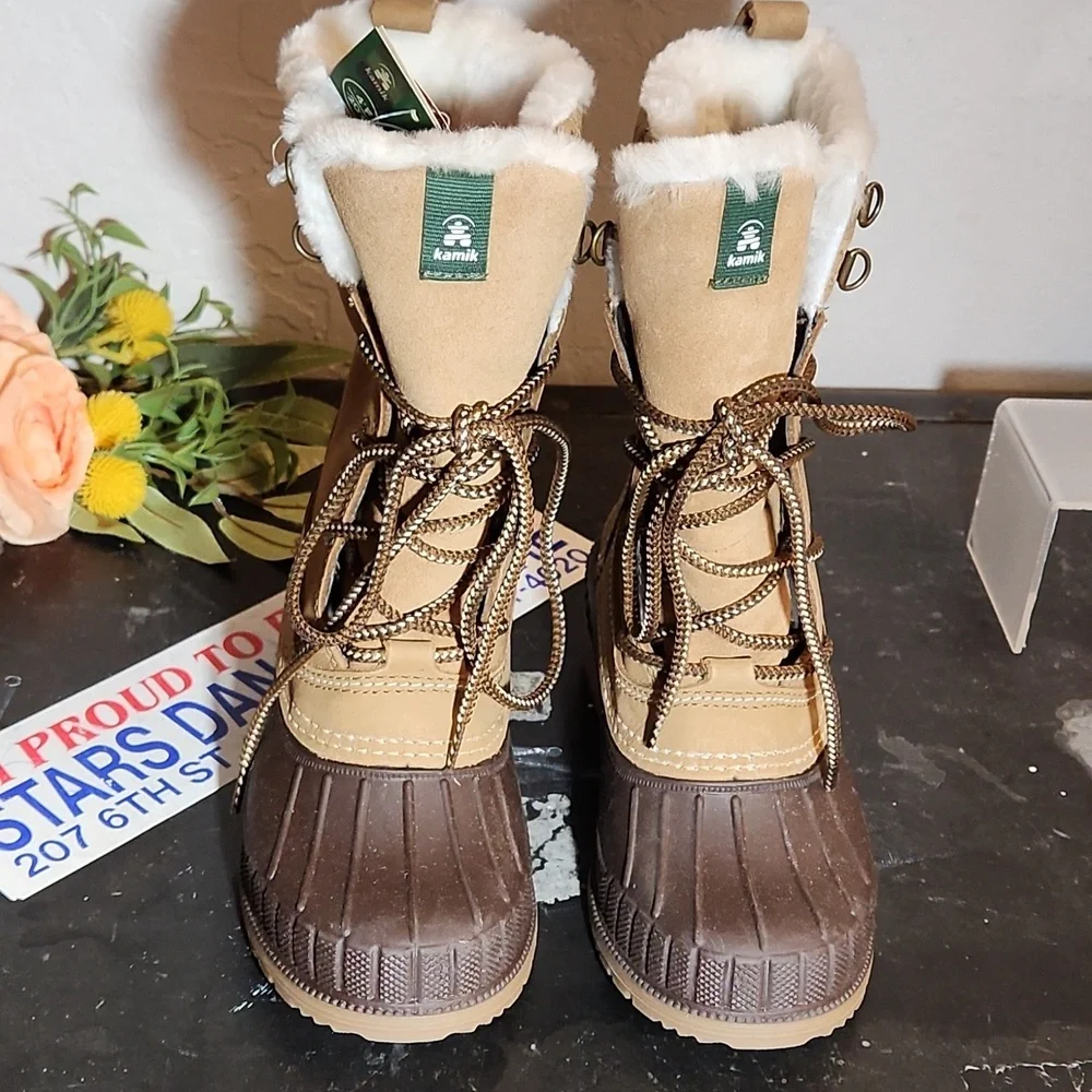 KAMIK Siennah Faux Fur Lined Waterproof Winter Boots 5